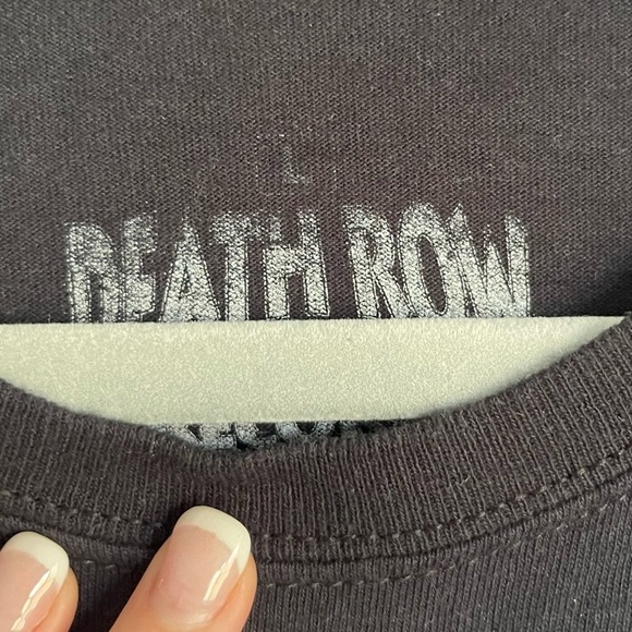 Men’s Black Death Row T-Shirt - Picture 4 of 4